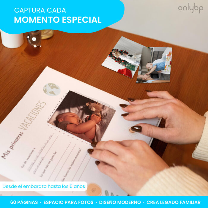 Álbum de Recuerdos para Bebés Recién Nacidos - Imagen 2