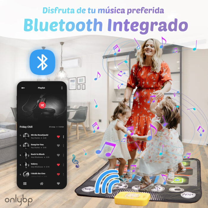 Alfombra de Baile para Niñas y Niños Bluetooth - Imagen 3